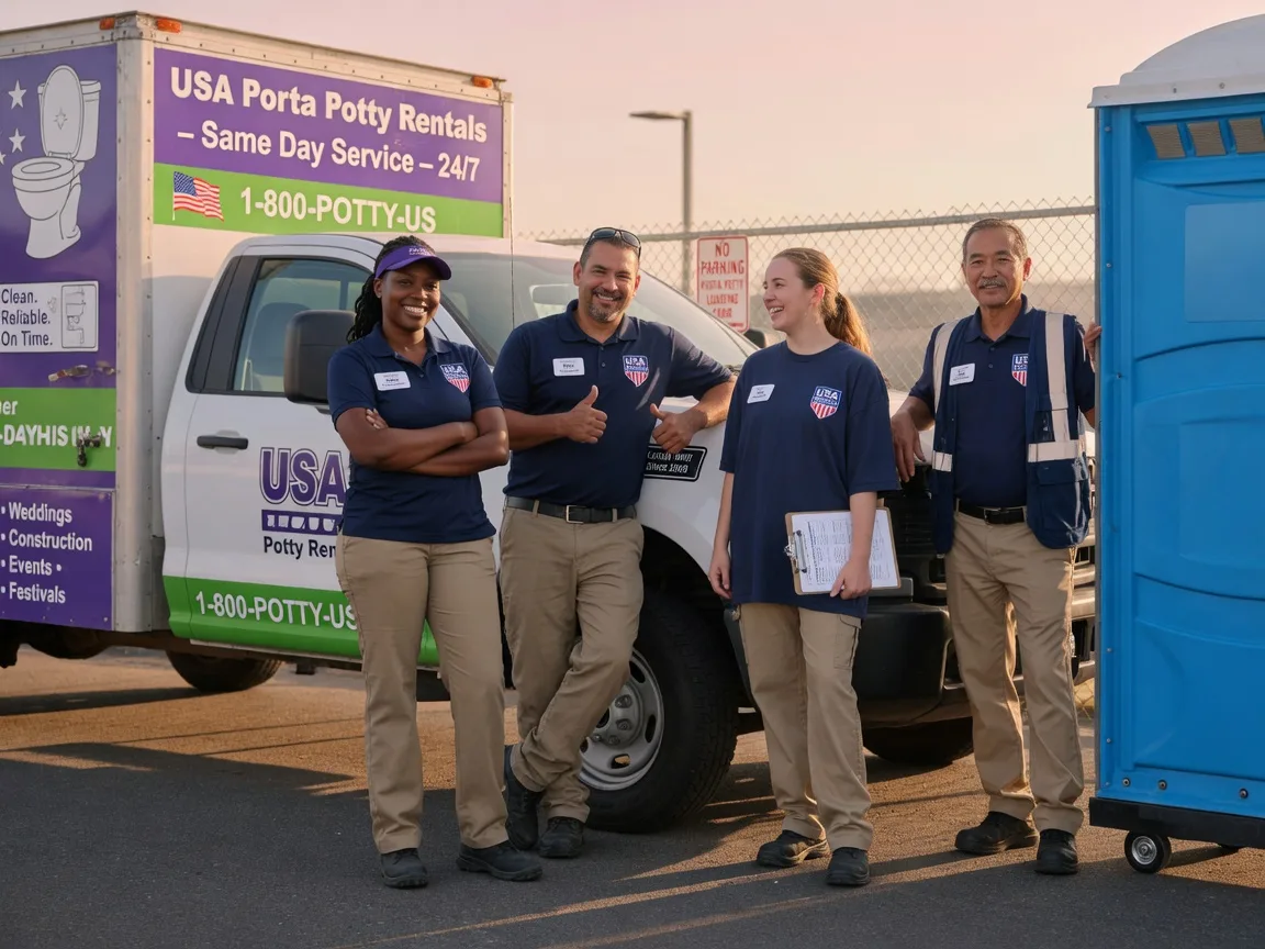 Porta Potty Rental company in Glenville, PA